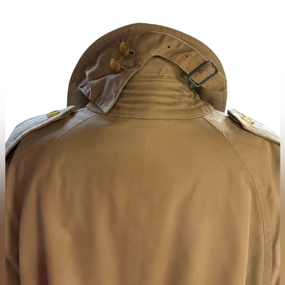 Burberrys’ Vintage Khaki Trench Coat, Men’s Size 40 Regular-Quality Made-Pre ‘99 - Picture 5 of 16